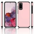 thumbnail image 3 of TopSave PC+TPU Matt Finish Back Soft Inner Case For Samsung S20, Rose Gold, 3 of 3
