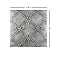 thumbnail image 3 of R82 - Circles And Stars Foam Glue-up Ceiling Tile in Antique Silver (129.6 Sq.ft / Pack) - 48 Pieces, 3 of 3
