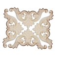 thumbnail image 5 of Wood Carved Corner Onlay Applique Carving Decor Furniture Craft Unpainted #3 3 10x7cm, 5 of 8