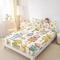 thumbnail image 4 of Feelyou Kawaii Robot Full Size Sheets, Teens Kids Boys Girls Bed Sheets, 4-Piece, 4 of 7
