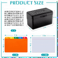 thumbnail image 2 of Index Card Holder with Dividers and Ruled Cards, 30 300 Cards 3 X 5Inch, 2 of 6