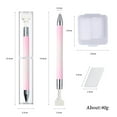 thumbnail image 2 of 2025 News Automatic Refillable Diamond Art Pens Tools with Transparent Box, Rhinestone Picker Tool with 6 White Wax Refills, Diamond Art Accessories for DIY Crafts Nail Art (White and Pink), 2 of 5