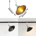 thumbnail image 5 of FSLiving Adjustable Angle H-Type Track Pendangt Light with E26 Silver Base&Black Metal Cone Shade,Remote Control Dimmable Color Changing Timing Lamp for Home Kitchen Farmhouse,Customizable - 3 Lights, 5 of 9