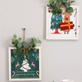 thumbnail image 2 of Decoración colgante de Navidad, tamaño pequeño, adorno de vacaciones, artesanía de madera, colgante de Navidad, colgantes para festivales, Kits de decoración para fiestas árbol de navidad verde Kearding HA069390-01, 2 of 6