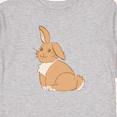 thumbnail image 4 of Inktastic Easter Cute Floppy Ear Brown Bunny Boys or Girls Long Sleeve Toddler T-Shirt, 4 of 5