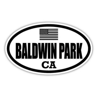 New York State Oval Vinyl Sticker - White, 3" X 2", Made In USA, 3-5 Year Fade Resistant