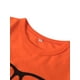 thumbnail image 4 of Camiseta De Halloween Para Padres E Hijos Jersey Con Cuello Redondo Y Manga Corta Con Estampado De Calabaza XBTCLXEBCO Chica Naranja;1-2 Años, 4 of 6