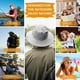 thumbnail image 5 of Sombrero para el sol para hombre, sombrero de pesca para mujer, sombrero de pescador con protección solar, sombrero de ala ancha, sombrero de playa Buni, 5 of 5