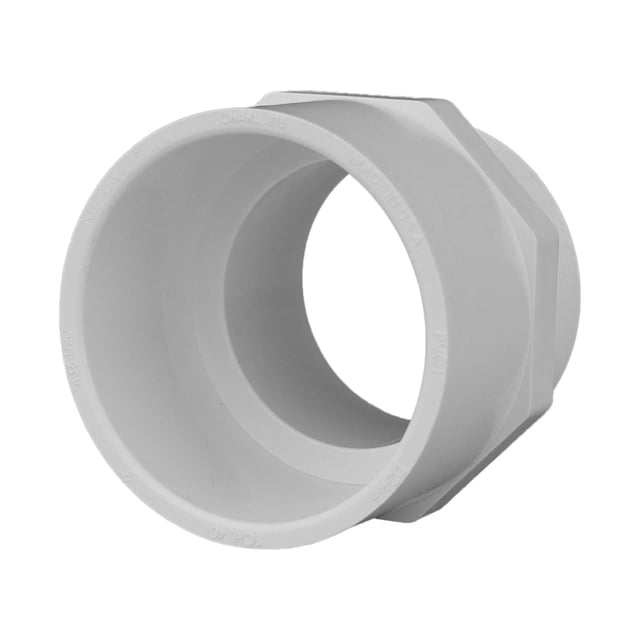 Adaptador MPT MPT de PVC SCH 40 Macho Charlotte Pipe de 2 pulgadas