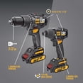 thumbnail image 2 of Combo CAT Rotomartillo Brushless 18V mas Llave de Impacto Brushless 18V Profesional Modelo DX12K, 2 of 4