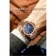 thumbnail image 2 of Reloj Binbang Parrot, cuadrado, de acero, impermeable, que brilla en la oscuridad, 2 of 8