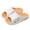 Orange, variant on Bed Slippers For Women Men Outdoor Quick Dry Slippers Non Slip Breathable Massage Soft Sole Flat Home Shower Footwear