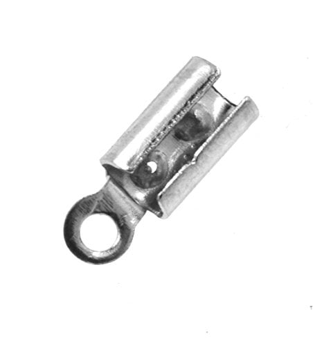 Mandala Crafts Stainless Steel Kumihimo Cord End Cap, Clasp, Ribbon Clamp, Bail Jewelry Finding Supplies Starter Kit (Endcaps, Bail Pegs, Earring Posts, Charms, Bead Caps)