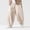 A92 Khaki, variant on Men's Cropped Harem Pants Baggy Casual Trousers Loose Fit Drop Crotch Lightweight Breathable with Elastic Waist Drawstring for Yoga Lounge Streetwear Everyday