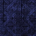 thumbnail image 1 of Ahgly Company Indoor Square Abstract Blue Modern Area Rugs, 3' Square, 1 of 4
