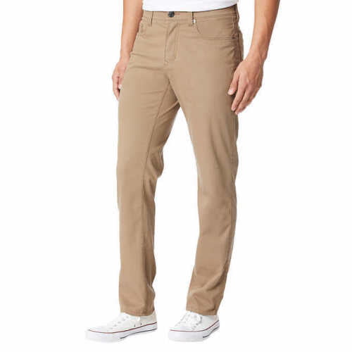 Unionbay Mens Comfort Flex 5 Pocket Straight Pant (Tan, 42x30 ...