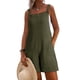 thumbnail image 5 of Trajes Casuales para las Mujeres Verano Sólido sin Mangas Suspensión Traje Corto, Corto para las Mujeres Casual Verano Playa Romper, 5 of 6