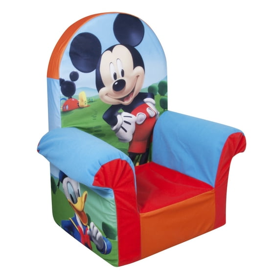 Marshmallow Furniture Children S Foam High Back Chair Disney Marshmallow Furniture Children S Foam High Back Chair Disney Mickey Mouse Clubhouse By Spin