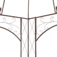 thumbnail image 5 of vidaXL Garden Pavilion Antique Brown 157.5"x101.6"x148.8" Iron, 5 of 5