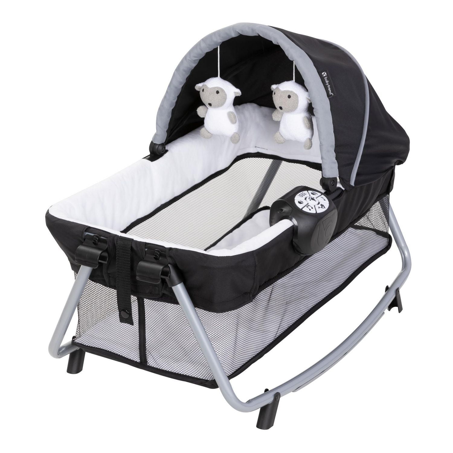 ベビーベット　baby trend Baby Trend Lil Snooze Deluxe Plus Nursery Center Whisper Gray