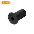 thumbnail image 3 of Uxcell 2Pcs Grommets de Pared para Cables de 3/4 Pulgadas, Bujes de Silicona para Pared, Kits de Enrutamiento de Cables con Agujero de 7mm, Negro, 3 of 6