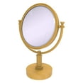thumbnail image 2 of 8 Inch Vanity Top Make-Up Mirror with Dotted Accents - Matte Black / 4X, 2 of 10