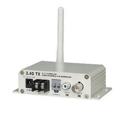 - Cop Security 15-2400VTS Wireless Transmitter 2.4 GHz 4-Channel Single-Scan Scramble with Power Supply (Beige)