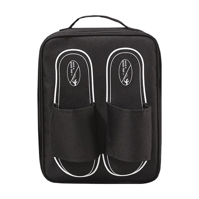 Bolsa para zapatos, bolsa para zapatos, maletas de viaje, T para viajes y uso diario, impermeable, a prueba de polvo con asa, organizador de zapatos d negro Sunnimix Bolsa de almacenamiento de zapatos