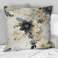 thumbnail image 2 of Designart "Geometric Fern Beauty" Floral Printed Throw Pillow, 2 of 5