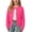 Hot Pink, variant on SERTG Girls Long Sleeve Knit Cardigan Crew Neck Button Sweater Soft Solid Color Casual Toddler Kids School Daily Layering Wear Cardigan Tops