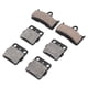 thumbnail image 2 of piezas delanteras y traseras. Pastillas de freno traseras para Grizzly 660 4x4 YFM660F 02‑08, 2 of 9