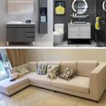thumbnail image 5 of Height Adjustable Aluminum Alloy Furniture Legs, Sofa Coffee Table Legs, Washbasin Bathroom Cabinet Feet,5-40cm, Matt Black, With Screw,4 Pieces (20cm, 5 of 5