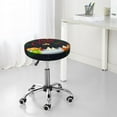 thumbnail image 7 of Naloa Merry Christmas Elk Round Bar Stool Cushion Cover 12-14 inch, Fits Kitchen, Office, Restaurant Chairs - 13 inch, 7 of 7