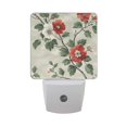 thumbnail image 6 of Yayeee LED Plug in Night Light for The Home with Auto Dusk to Dawn Light Sensors, 2 Pack, Red Floral Pattern, 6 of 6