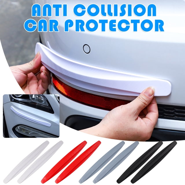 Birdeem Car Bumper Protector Strip,2-Pack Universal Anti Collision Guard for Car Door Edge and Rear Bumper,Scratch Resistant Pvc Automotive Protection Tape with Strong Adhesive,Easy To Install
