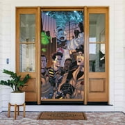 Ghostbusters Stay_Puft Door Cover Decorated Banner Tapestry Home Decoration Holiday Party Supplies Door Banner Porch Sign Banner 72.8 x 35.4 Inch