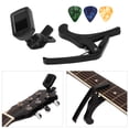 thumbnail image 4 of JUEGO DE SINTONIZADOR DE CAPO CAPO, KIT DE SINTONIZADOR DE GUITARRA LED ESTAY SEGURO Para Profesor de Música para Novatos, 4 of 7