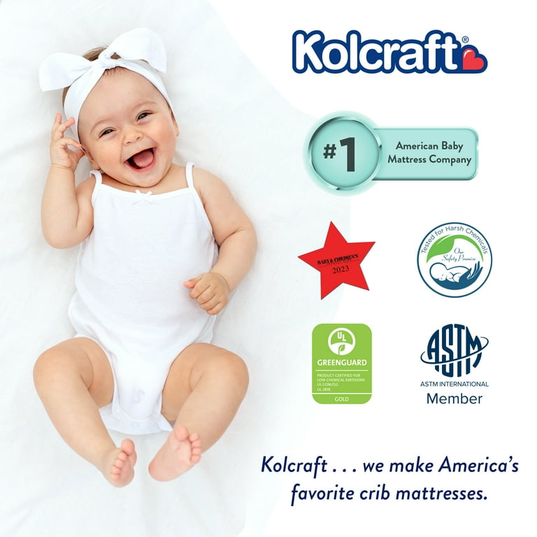 Kolcraft crib cheap mattress walmart