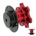 thumbnail image 4 of Steering Wheel Hub Adapter, High Hardness Red Quick Release Hub Adapter Aluminum Alloy And Iron  For Car Modification For Steering Wheel Heightening, 4 of 8