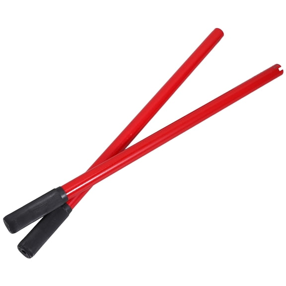 Luxshiny 2-Pack Heavy Duty Red Hydraulic Jack Handles Replacement for Truck Floor Jack Manual Lift Tool