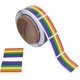 thumbnail image 1 of Pegatinas rectangulares de orgullo para orgullo gay, orgullo lésbico, orgullo transgénero, concienciación, pequeñas pegatinas de bandera a rayas, ideal para eventos de recaudación de fondos y marchas, 1 of 5