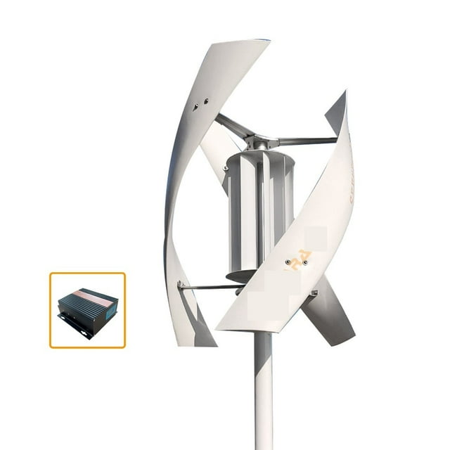 2000w Wind Turbine Generator 48v Alternative Energy Generator 220v AC Output Household Complete Kit With Controller Inverter ,Easy to Install