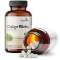 thumbnail image 5 of Bronson Ginkgo Biloba Extra Strength 500 mg Per Serving, 250 Vegetarian Capsules, 5 of 7
