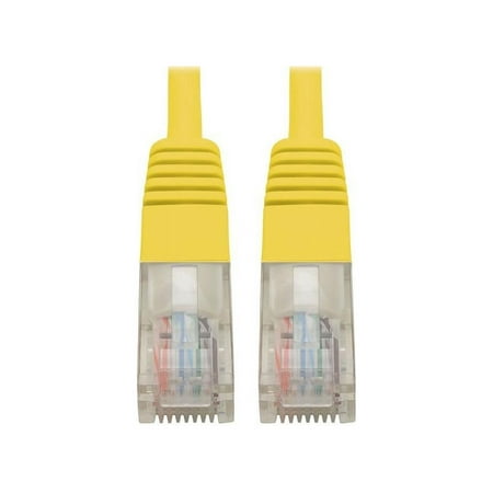 UPC: 0037332204240 | Tripp Lite N002-002-YW Cat5E 350 Mhz Molded Utp Patch Cable (Rj45 M/M) Yellow 2 Ft. – Patch Cable – Rj-45 (M) To Rj-45 (M) – 2 Ft – Utp – Cat 5E – Ieee 802.3Ab/Ieee 802.5 – Molded Stranded – Yell