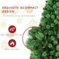 thumbnail image 3 of Jeco 6.5' Unlite Artificial Christmas Tree With Metal Base, 3 of 8