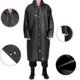 thumbnail image 4 of Poncho impermeable reutilizable de tamaño universal, poncho impermeable portátil, material ecológico, duradero, de secado rápido, cierre a presión, ligero y compacto, 4 of 5