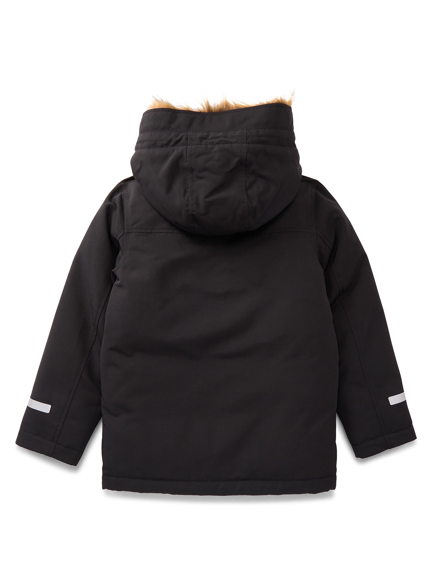 Ozark Trail Girls Parka with Faux Fur Hood Lining, Sizes 4-18