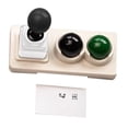 thumbnail image 2 of Teclas para teclados Accesorios de computadora Diseño retro Resistentes con caja de almacenamiento Regalos Teclas de joystick para juegos Base de plata, 2 of 9
