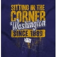 thumbnail image 2 of Washington Sitting In Corner WA Map Unisex Plus Size Sweatshirt Brisco Brands 5X, 2 of 6