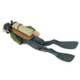 thumbnail image 4 of Fish  Ornament, PVC Aquarium Ornament Decoration Floating Simulation Swimming Posture Frogman Diver Shape Ornament, 4 of 8